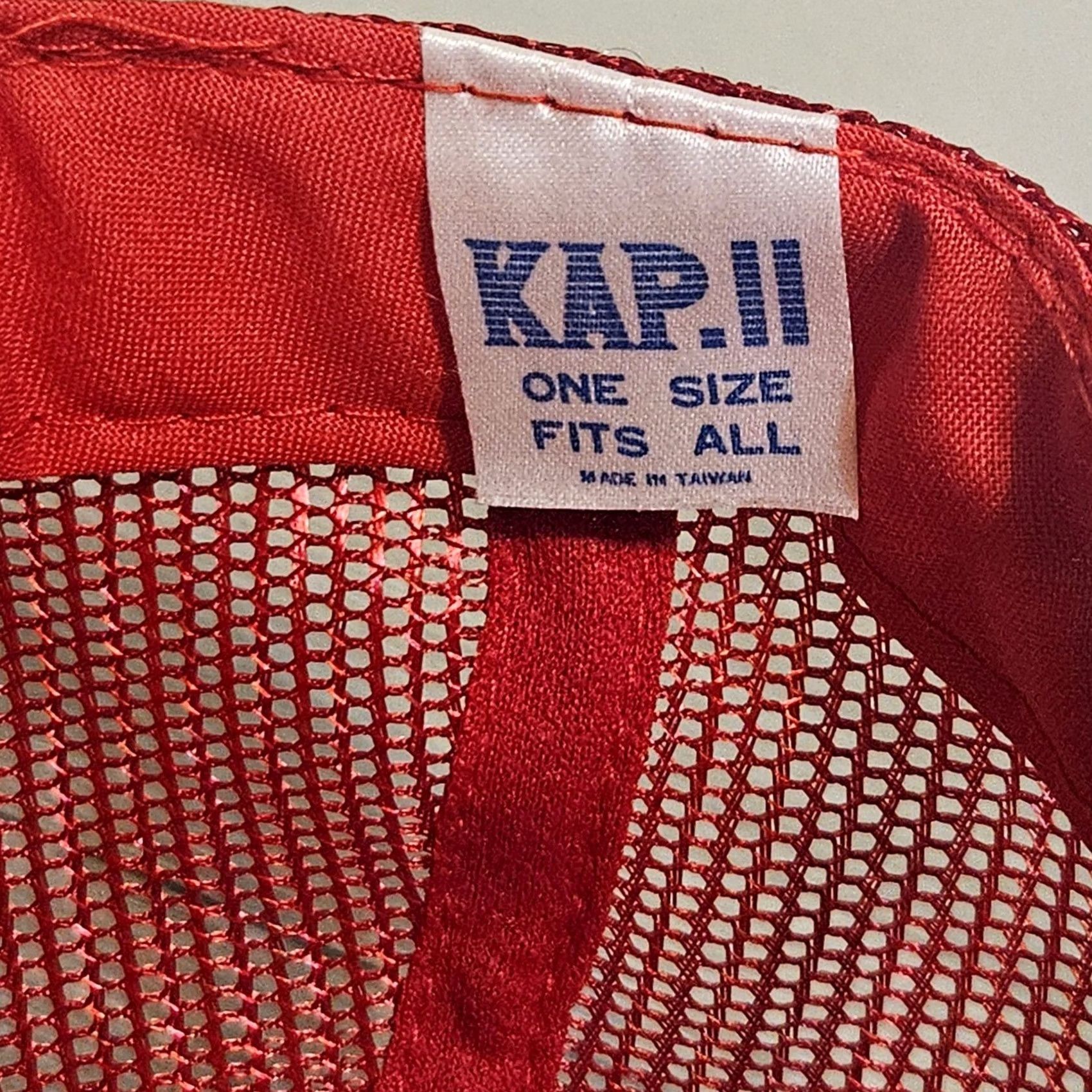 Vintage VINTAGE KAP Hat Mens One Size Red Coca Cola Cap Foam Trucker Style White Snapback Size ONE SIZE - 6 Thumbnail