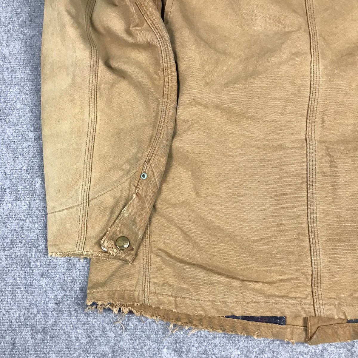 Carhartt × Vintage Carhartt Blanket Jacket Distressed Brown Jacket Size US M / EU 48-50 / 2 - 18 Thumbnail