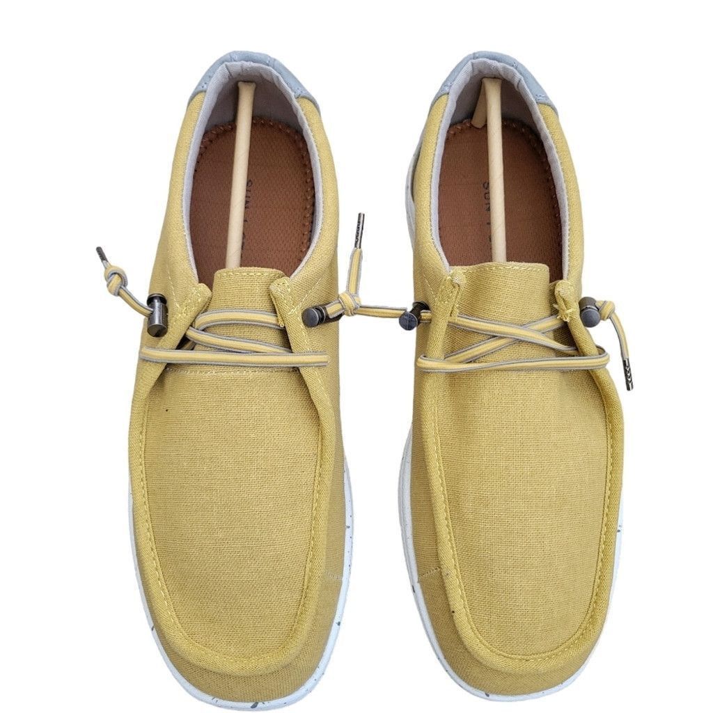 Other Sun Stone Brian Yellow/Grey Canvas. Size 9M Men's.New In Box Size US 9 / EU 42 - 3 Thumbnail