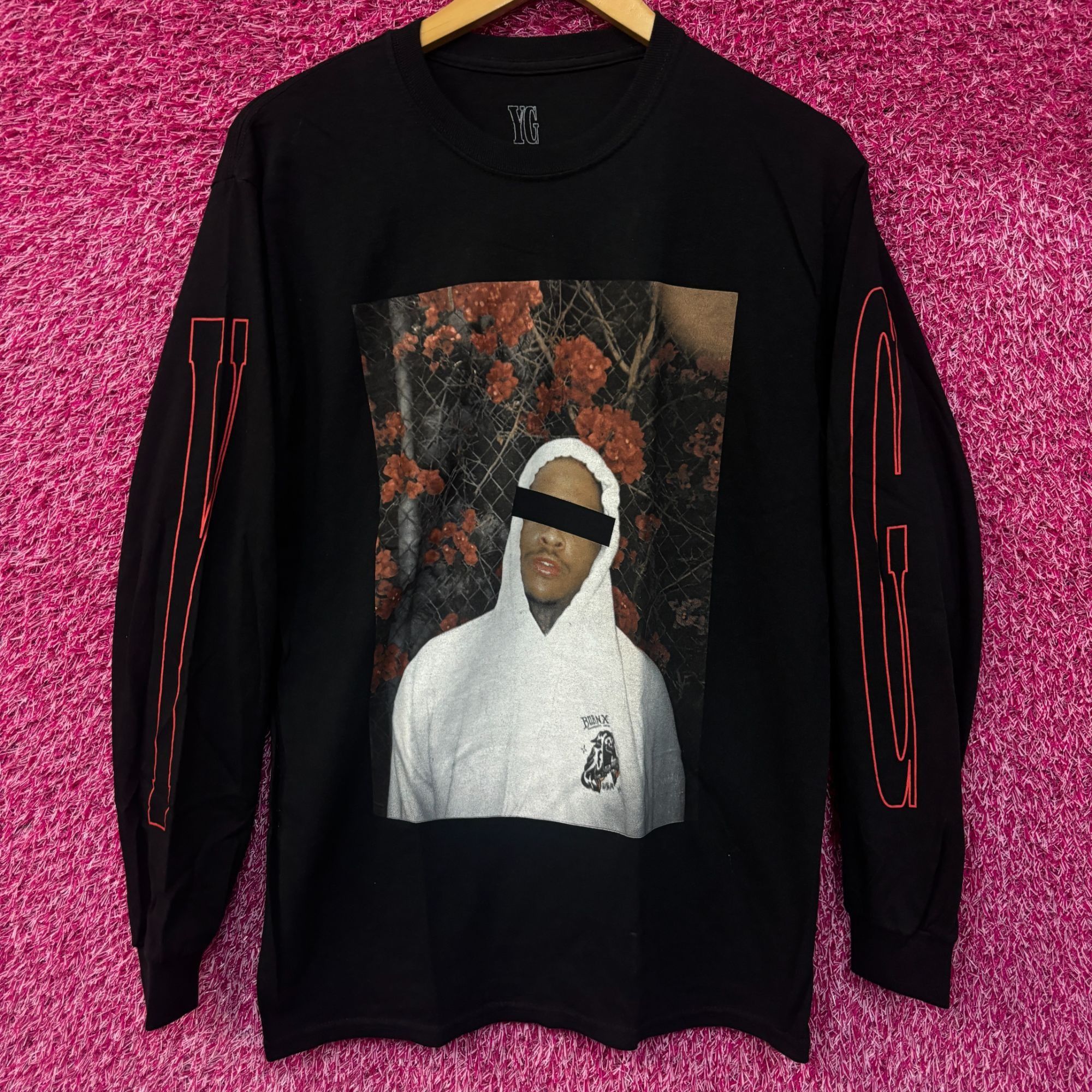 4HUNNID YG West Coast Rap Tshirt Long Sleeve Tshirt size Small Size US S / EU 44-46 / 1 - 1 Thumbnail