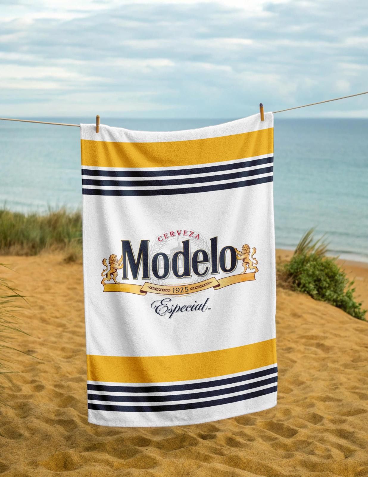 Designer Modelo Golf Towel - Perfect for Golf Beer Enthusiasts Size ONE SIZE - 4 Thumbnail