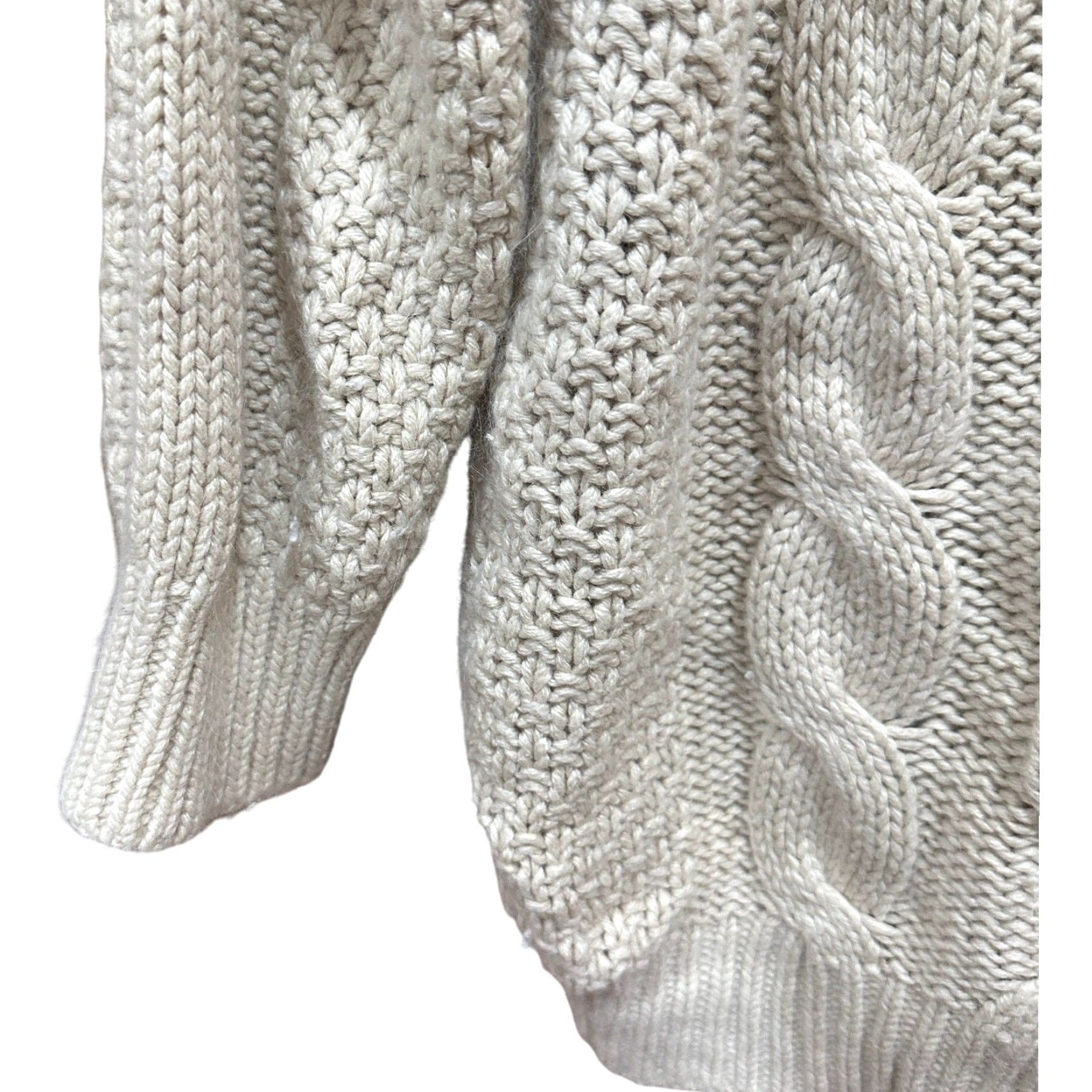 Soft Surroundings Soft Surroundings Sweater Womens M Cream Silk Nylon Angora Pilling Pullover Casual Winter Womens Size M / US 6-8 / IT 42-44 - 5 Thumbnail