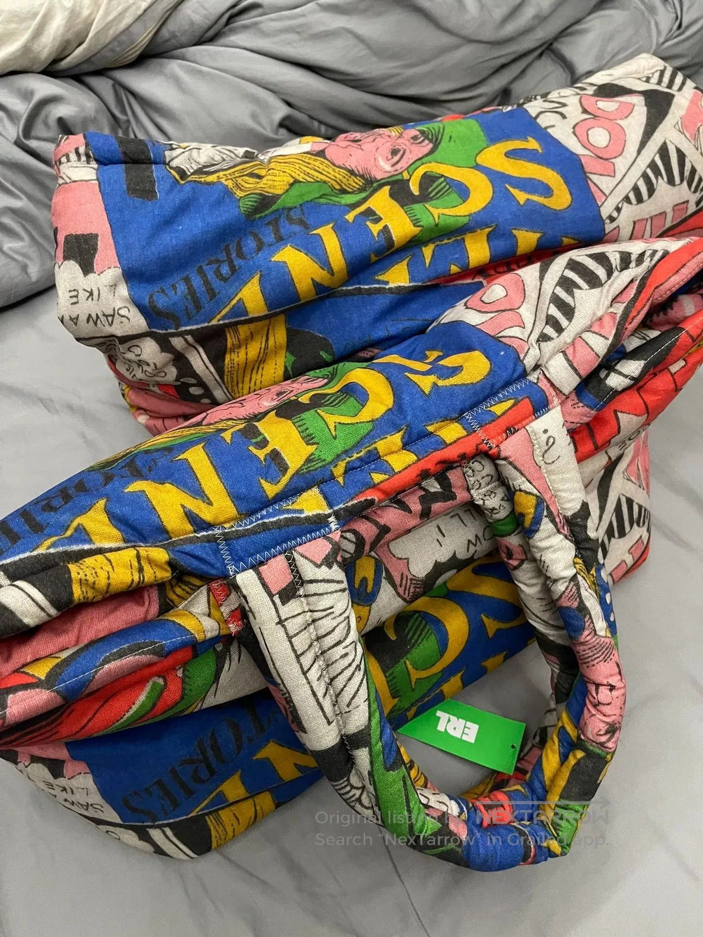 ERL ERL 2023 Comic Padded Down Tote. Size ONE SIZE - 5 Thumbnail