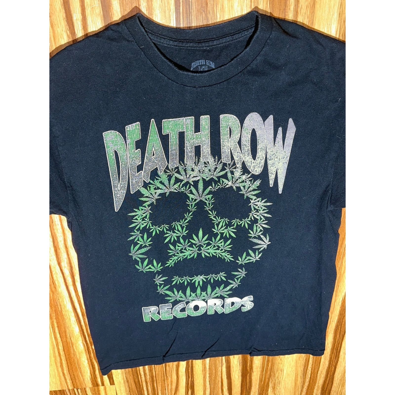 Death Row Records Black Death Row Records Marihuana Print Tshirt Size medium Size US M / EU 48-50 / 2 - 5 Thumbnail