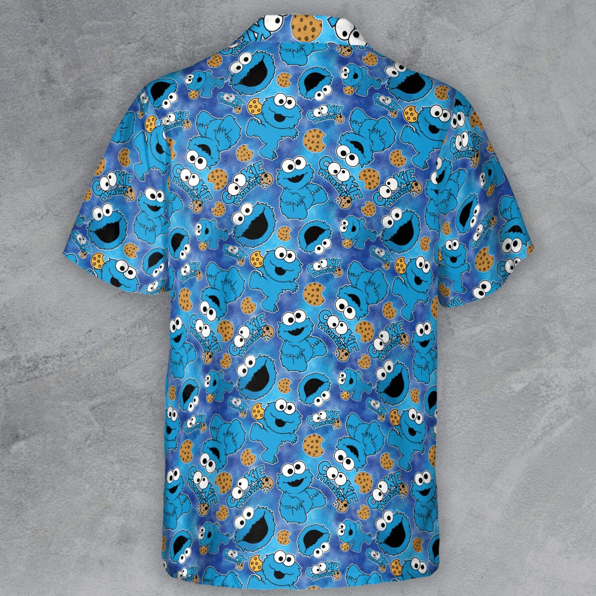 The Unbranded Brand Cute Cookie Monster Shirt, Fun Sesame Street Character Shirt Size US L / EU 52-54 / 3 - 3 Thumbnail