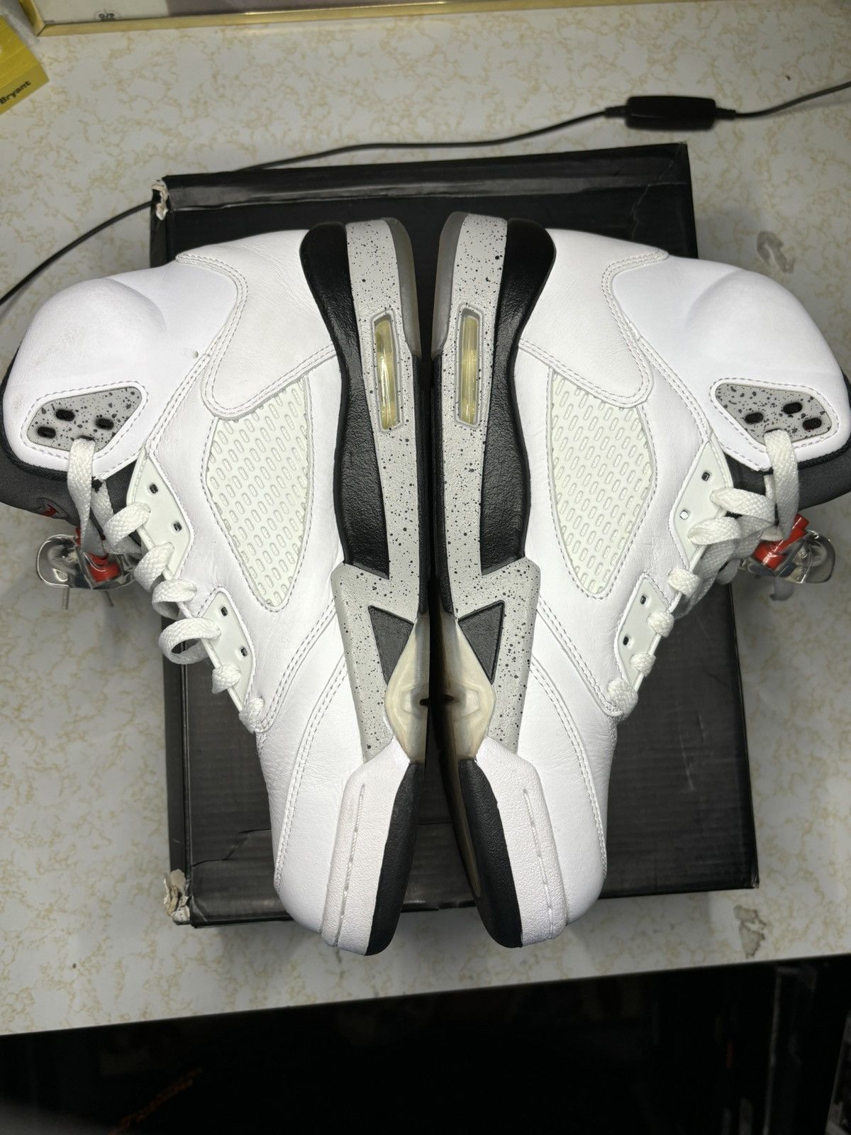 Jordan Brand Jordan Retro 5 “White Cement” Size US 9 / EU 42 - 3 Thumbnail