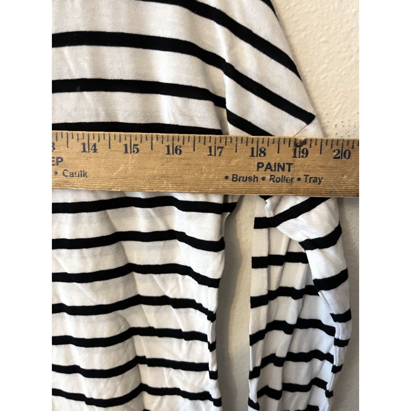 Old Navy Old Navy Shirt Women XS Black & White Striped Crew Neck Long Sleeve Pullover Regular Fit Casual Womens Size XS / US 0-2 / IT 36-38 - 5 Thumbnail