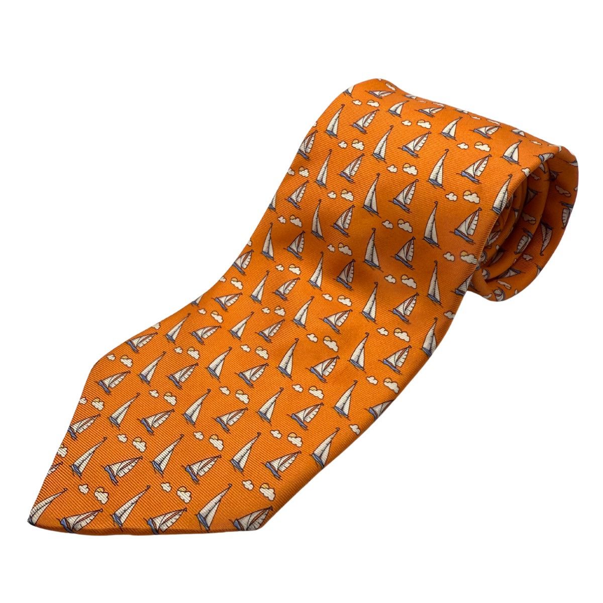 Brooks Brothers Brooks Brothers Silk Tie, Orange, Made in USA Size ONE SIZE - 1 Thumbnail