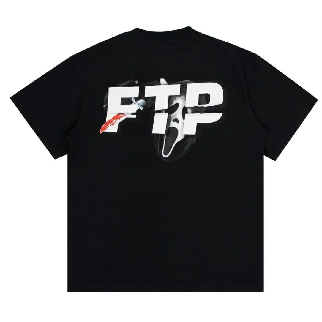 FTP x Scream Ghostface Logo Tee Black Large