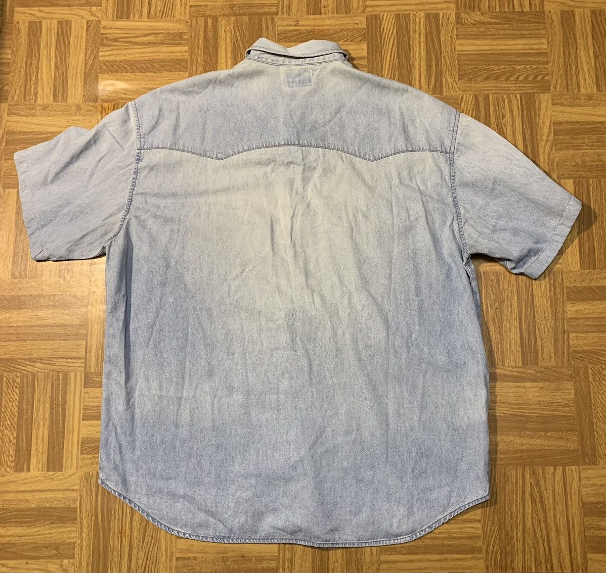 Levi's × Vintage Rare LEVI'S Vintage 80's Men's Light Blue Western Shirt XXL Size US XXL / EU 58 / 5 - 8 Thumbnail