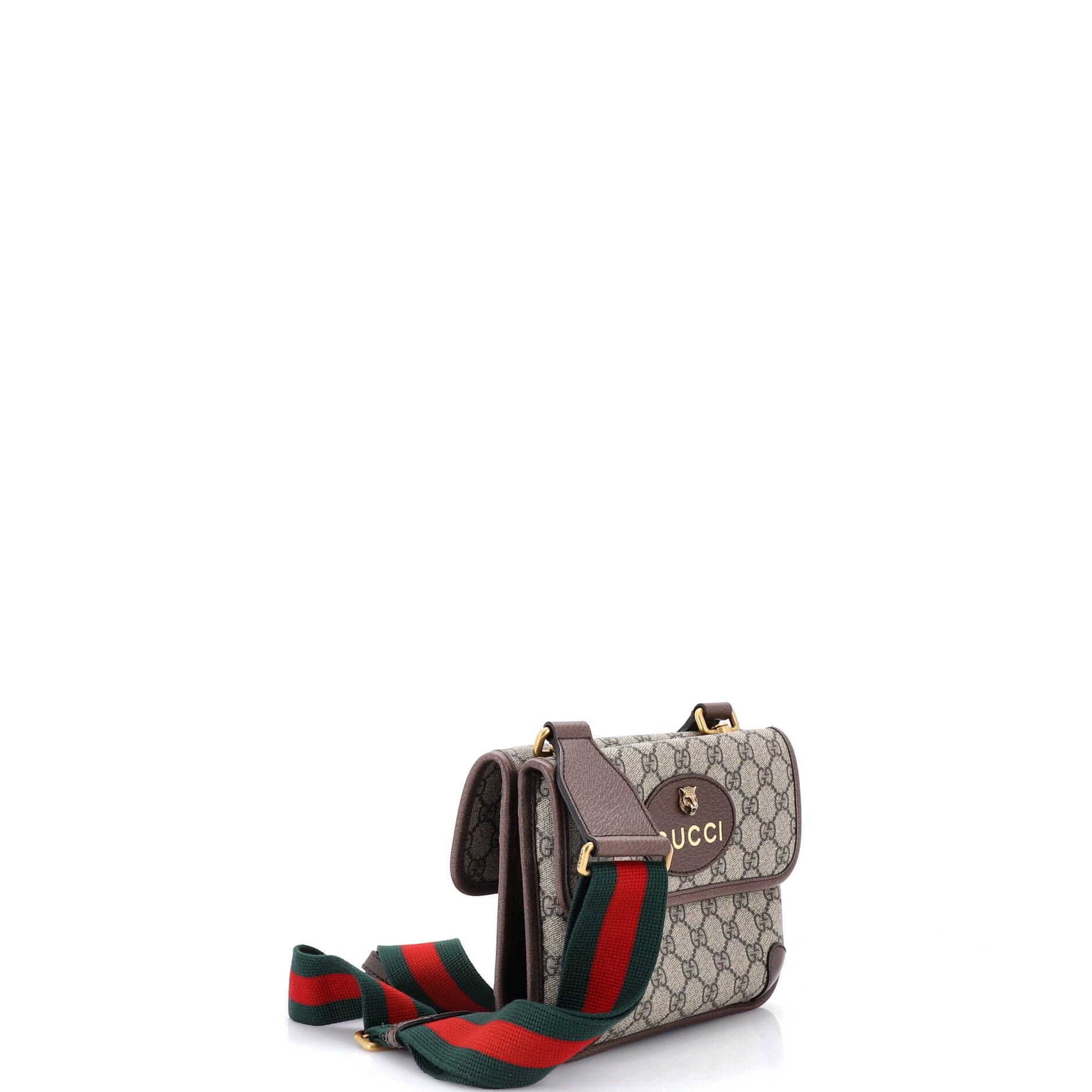 Gucci Neo Vintage Flap Messenger GG Coated Canvas Small Size ONE SIZE - 1 Thumbnail