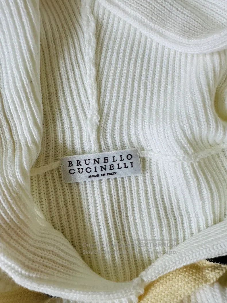 Brunello Cucinelli Brunello Cucinelli Hooded Knit Top Size L / US 10 / IT 46 - 9 Thumbnail
