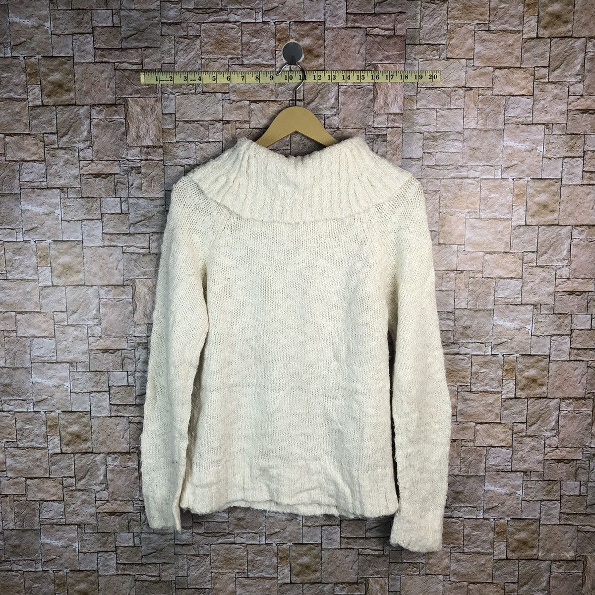 Homespun Knitwear × Japanese Brand C.O.L.Z.A Turtle Neck White Knitwear #A776 Size M / US 6-8 / IT 42-44 - 13 Thumbnail