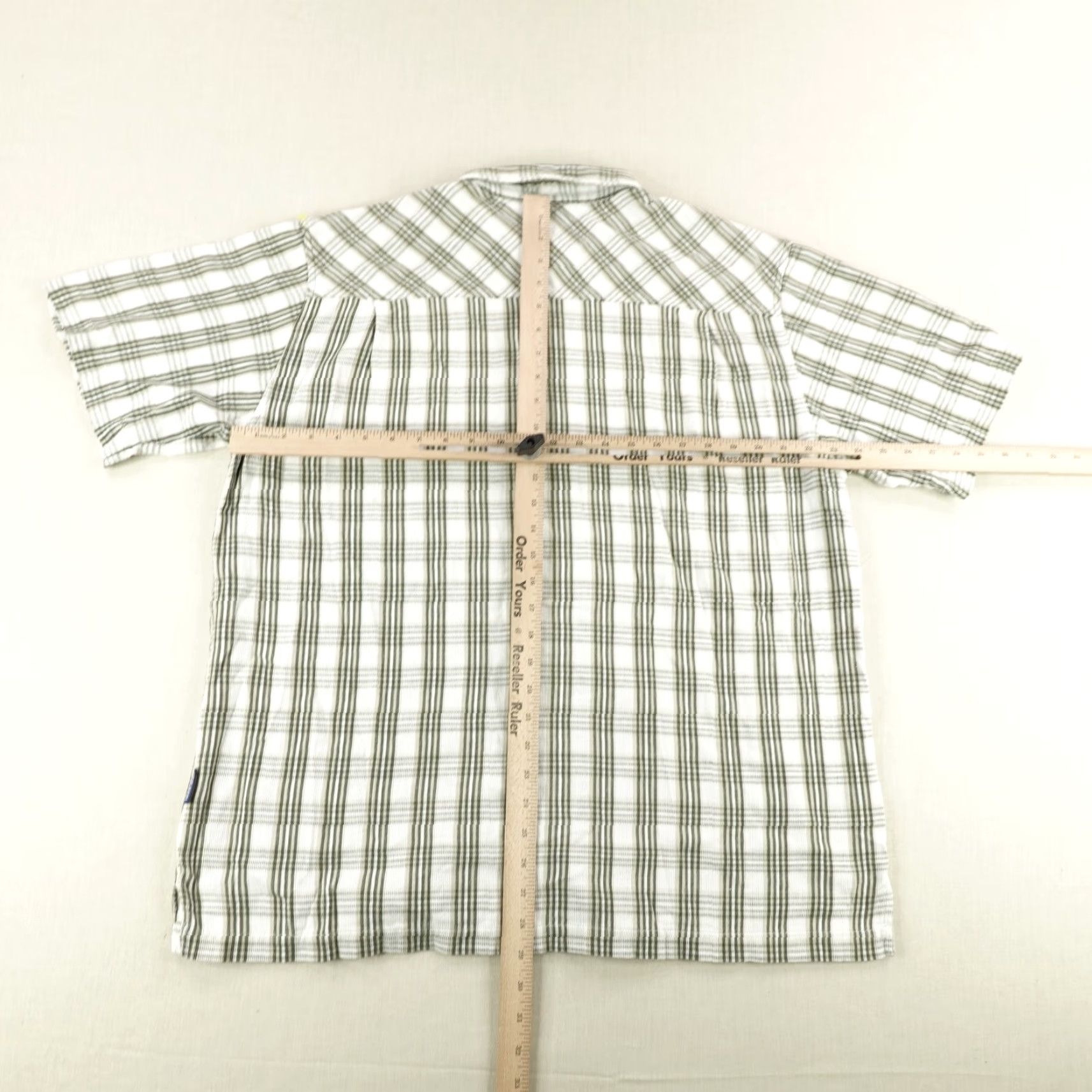 Levi's Vintage Levi's Shirt Mens XL Corduroy Plaid Green Beige Button-Up 90s Cam p Cotton Cotton? Size US XL / EU 56 / 4 - 6 Thumbnail