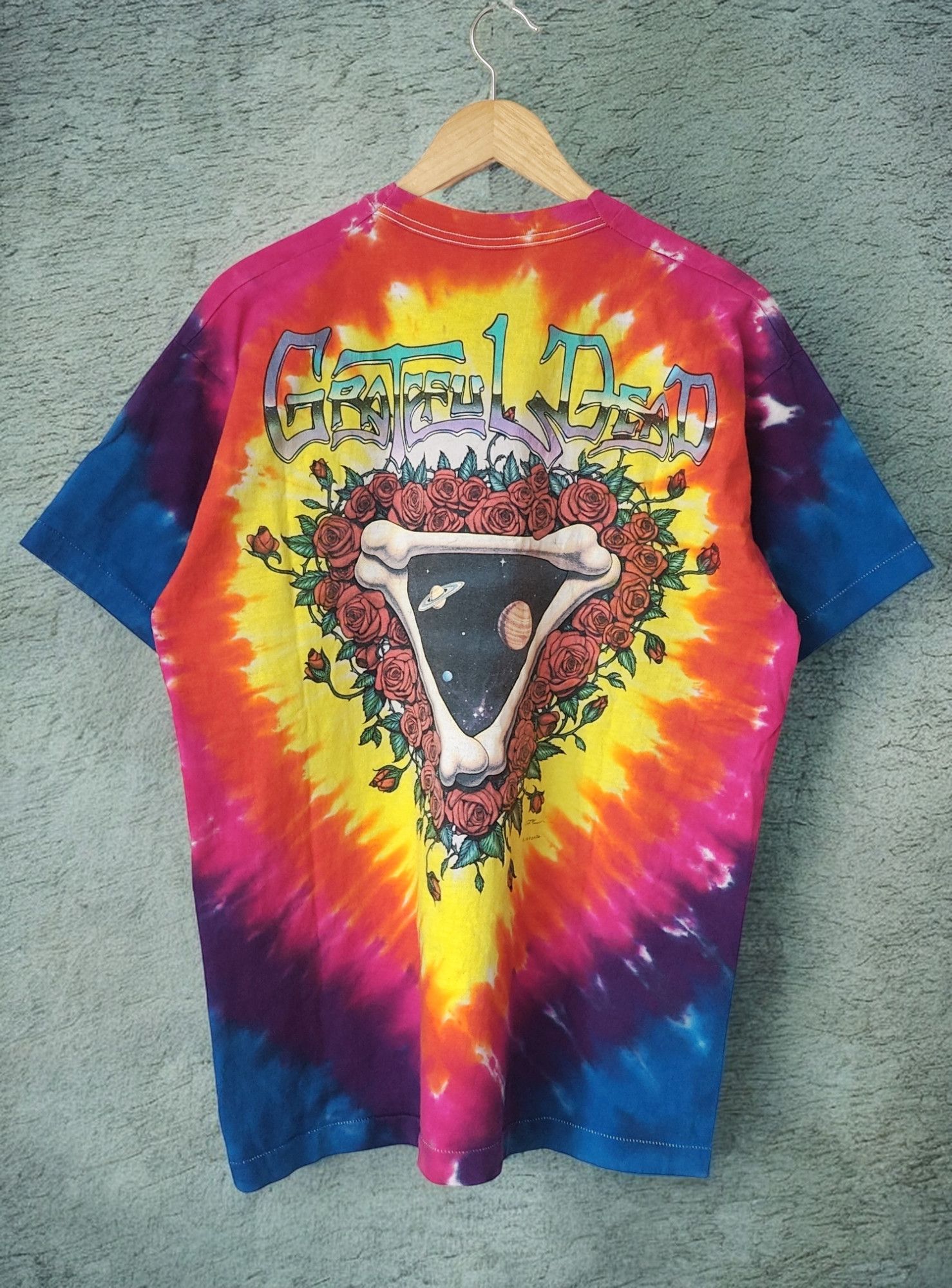 Band Tees Grateful Dead 1992 Space Your Face RARE Vintage 90s Tshirt Size US XL / EU 56 / 4 - 1 Thumbnail