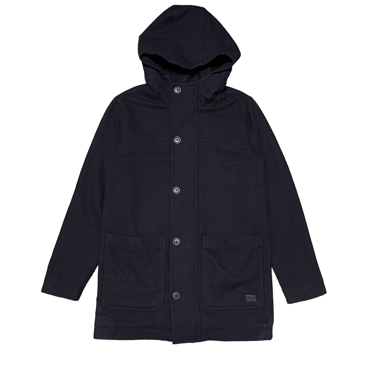 Quiksilver Quiksilver Wool Hooded Coat Size US S / EU 44-46 / 1 - 1 Thumbnail