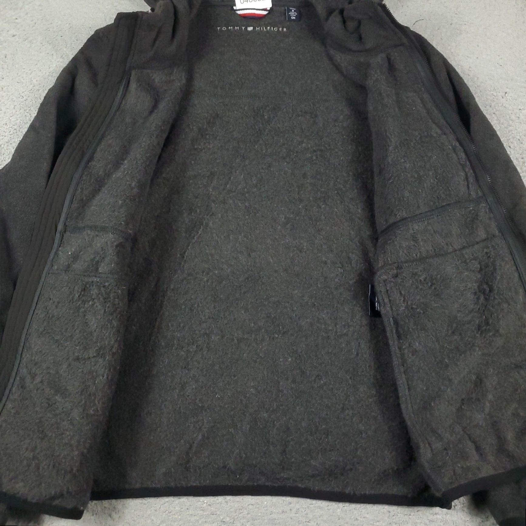 Tommy Hilfiger Tommy Hilfiger Jacket Women Small Gray Fleece Full-Zip Logo Pockets Casual Womens Size S / US 4 / IT 40 - 5 Thumbnail