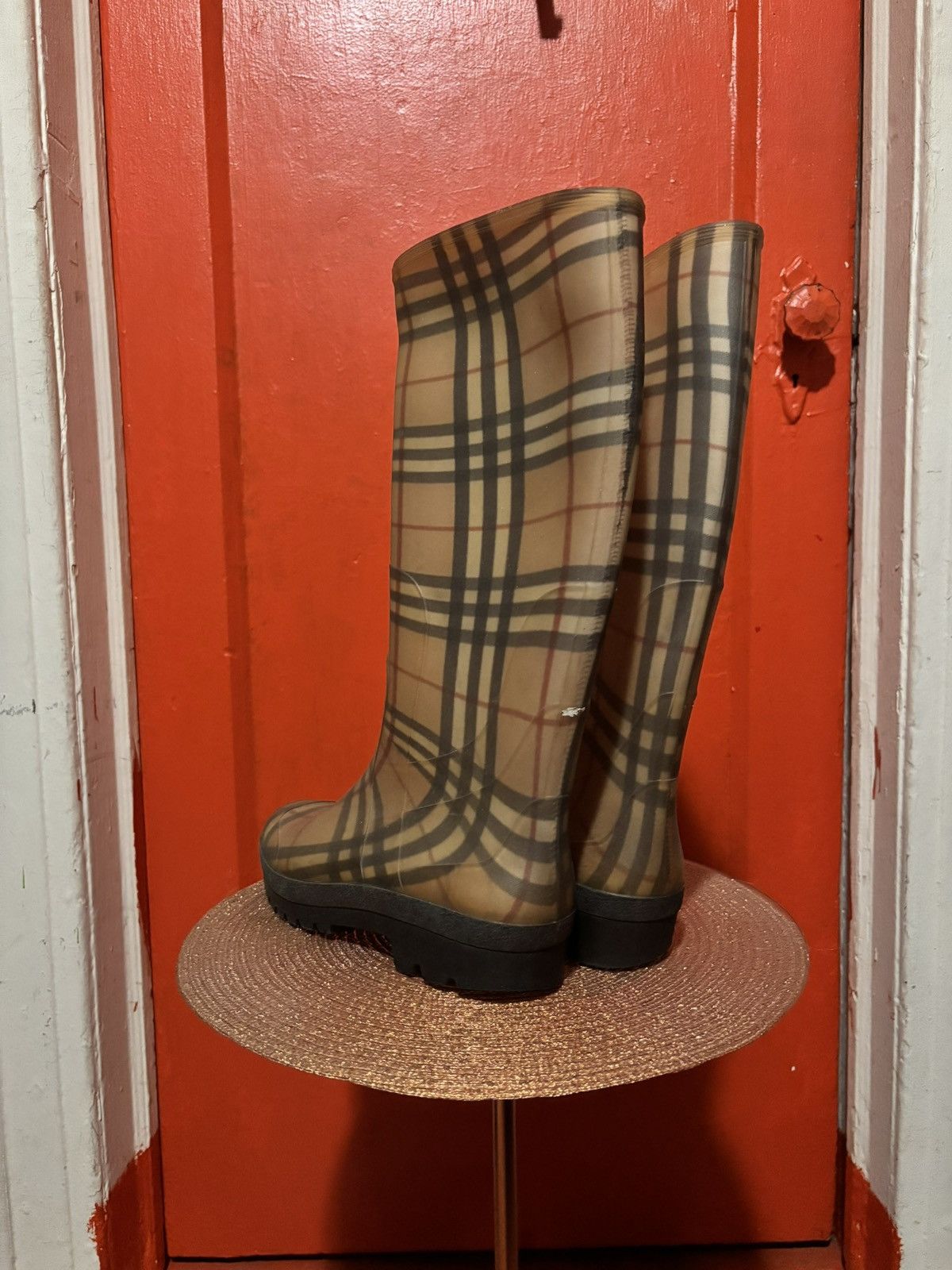 Burberry Burberry Plaid Rain Boots Size US 9 / EU 42 - 3 Thumbnail