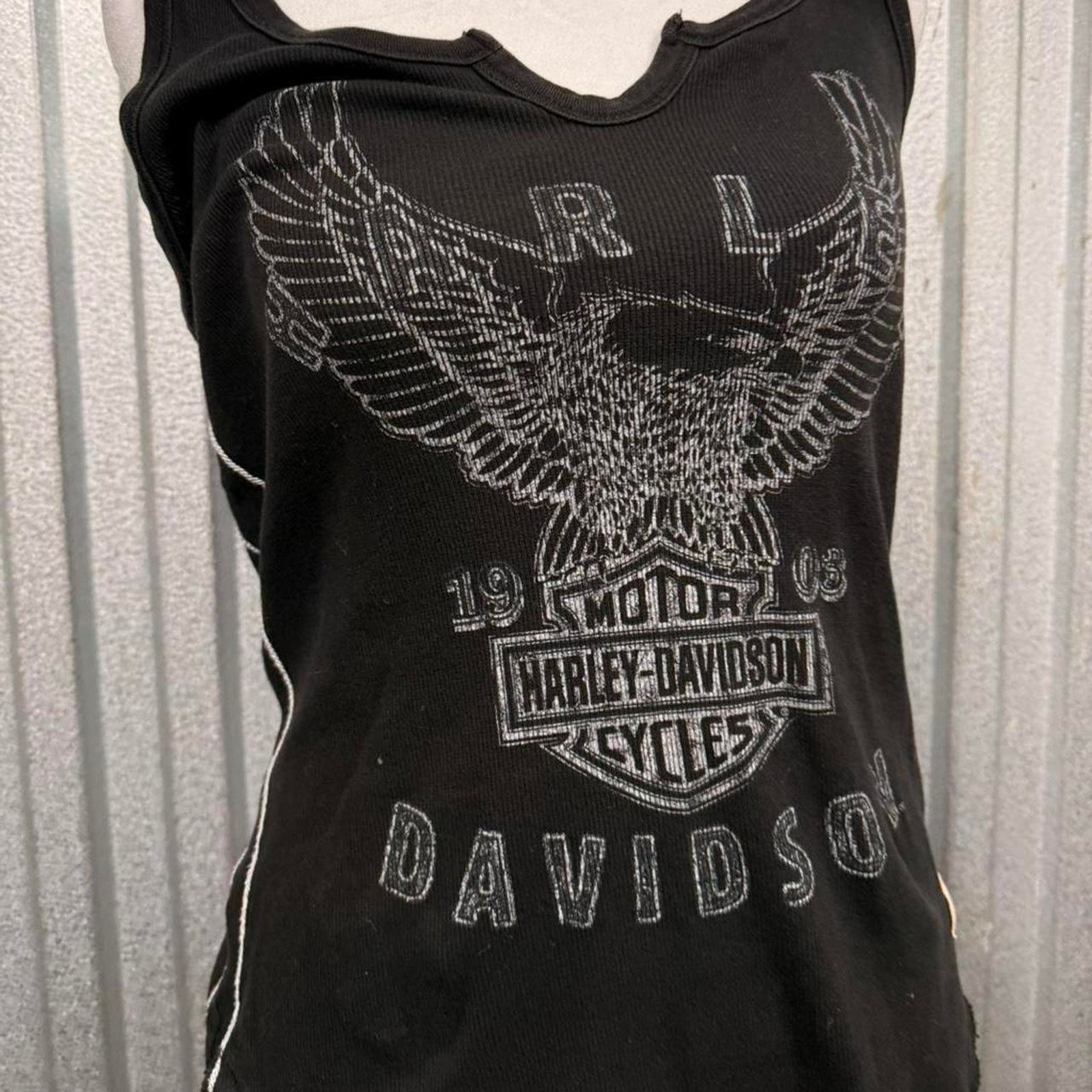Harley Davidson Vintage Harley davidson black tank top Size M / US 6-8 / IT 42-44 - 2 Thumbnail