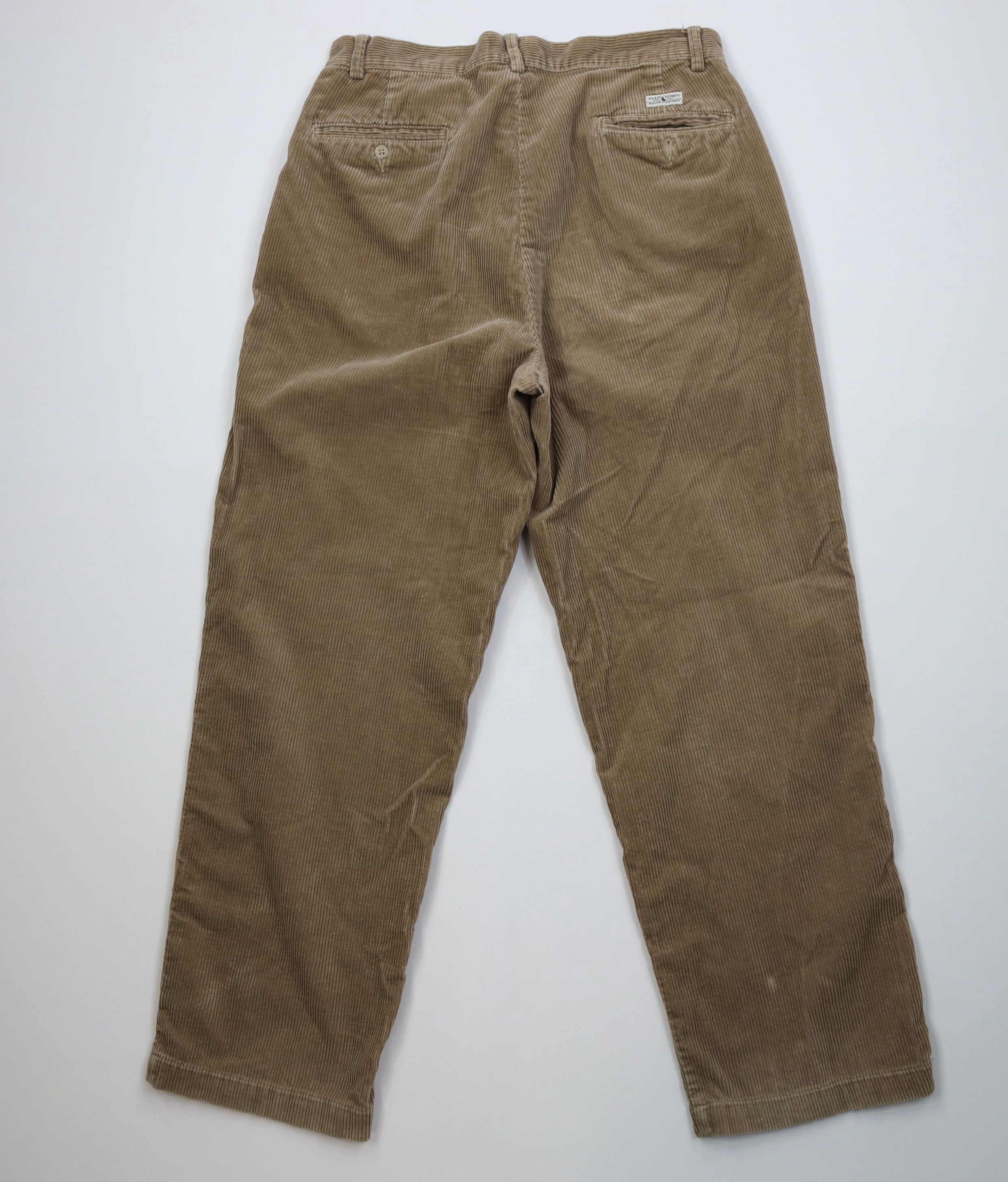 Ralph Lauren Vintage 90s Ralph Lauren Wide Leg Corduroy Chino Pants Size US 32 / EU 48 - 10 Thumbnail