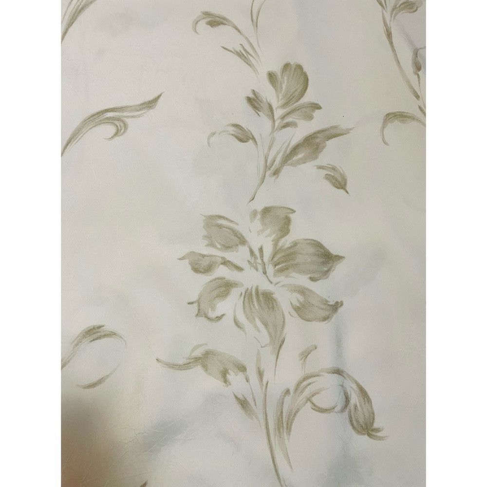 Other Liz Claiborne Off-White Color With Dark Green Flowers Skirt Size 36" / US 14 / IT 50 - 6 Thumbnail