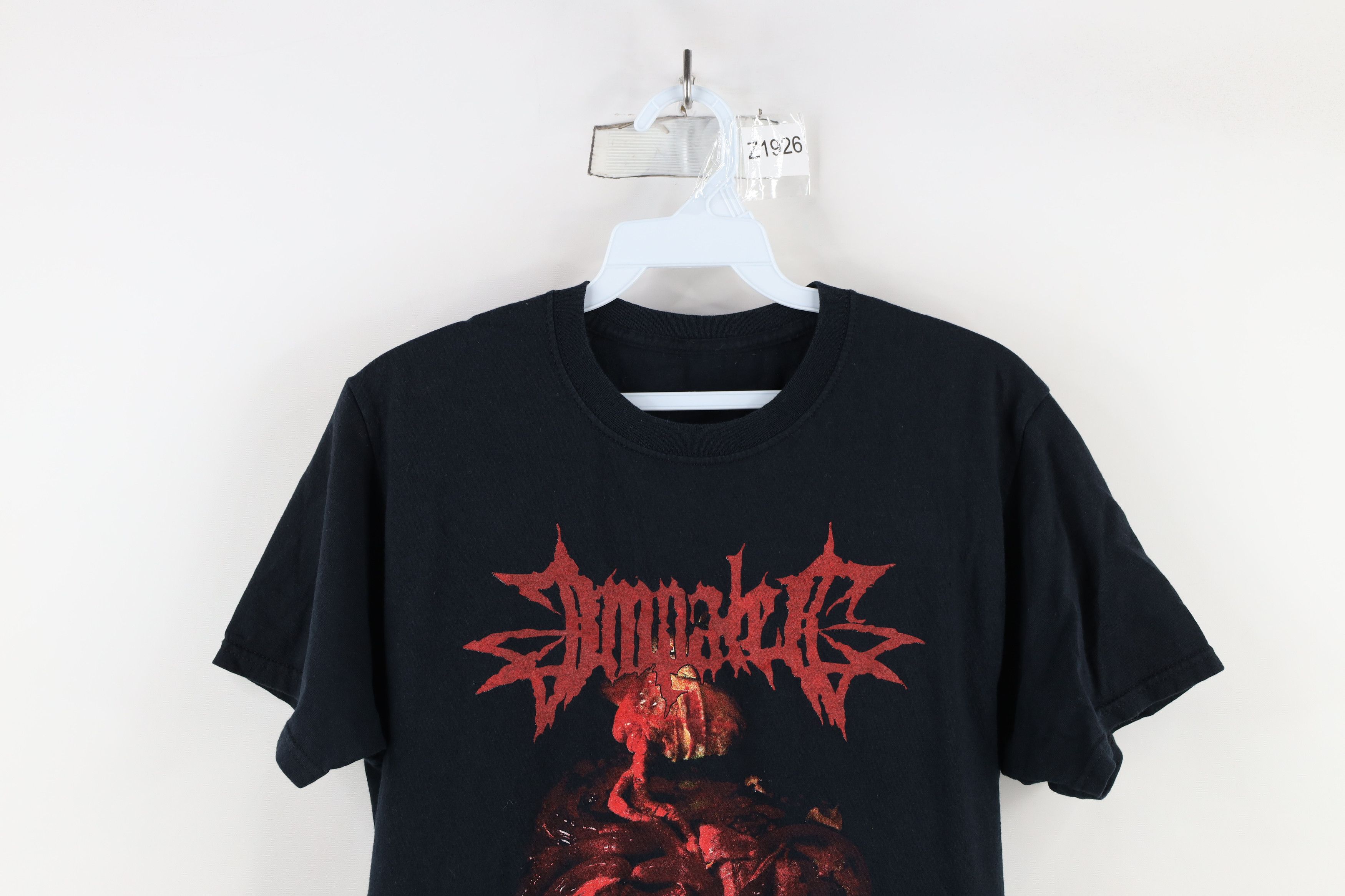 Vintage Vintage Y2K Last Gasp Tour Impaled Band T-Shirt Black Metal Size US S / EU 44-46 / 1 - 2 Thumbnail