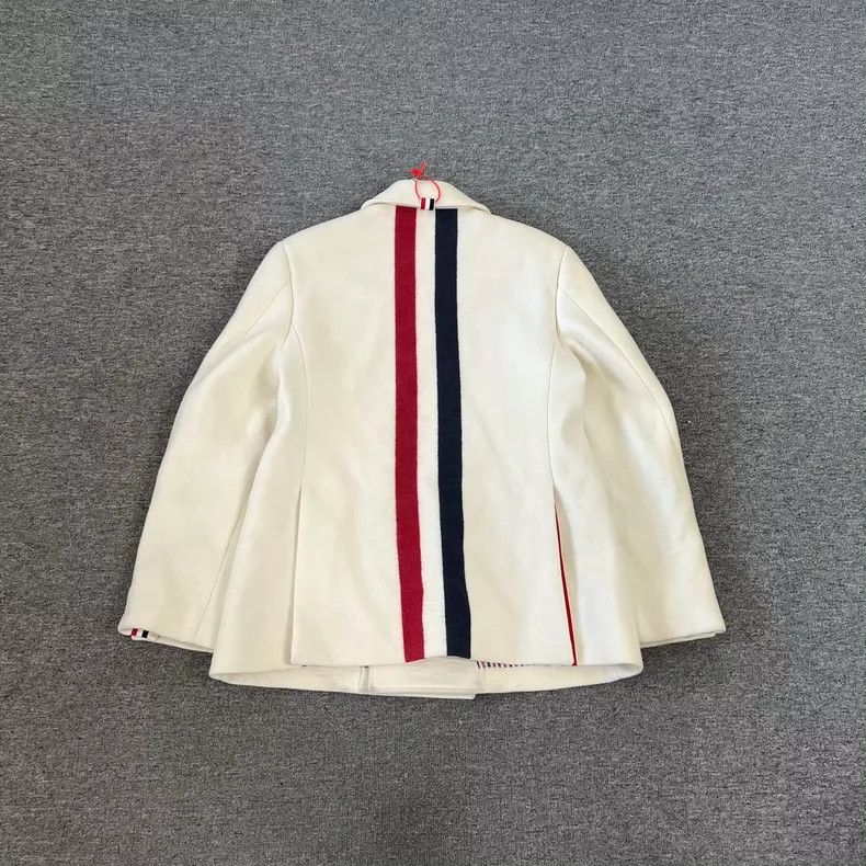 Thom Browne Thom Browne Double pleated wool coat Size S / US 4 / IT 40 - 2 Thumbnail