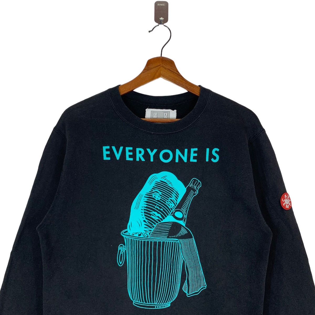 Cav Empt CAV EMPT 2014 EVERYONE IS A REPLACEABLE CREWNECK Size US S / EU 44-46 / 1 - 4 Thumbnail