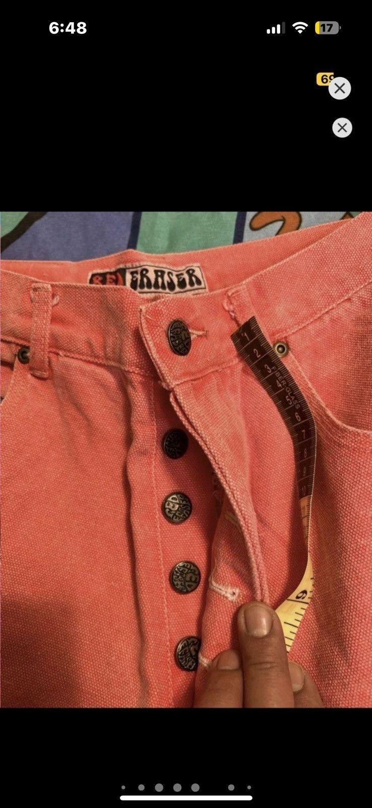 ***FINAL DROP***RARE BNWT 1991 RED ERASER PIGMENT DENIM 30