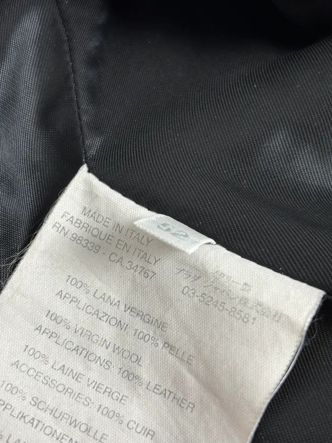 Miu Miu AW2005 Miu Miu Black Wool Double-Breasted Trench Coat Size US M / EU 48-50 / 2 - 13 Thumbnail
