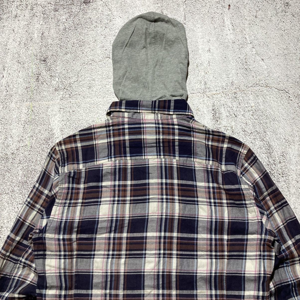 PPFM 2000s PPFM Double Layer Flanel Plaid Hoodie Lgb Punk Style Size US M / EU 48-50 / 2 - 15 Thumbnail