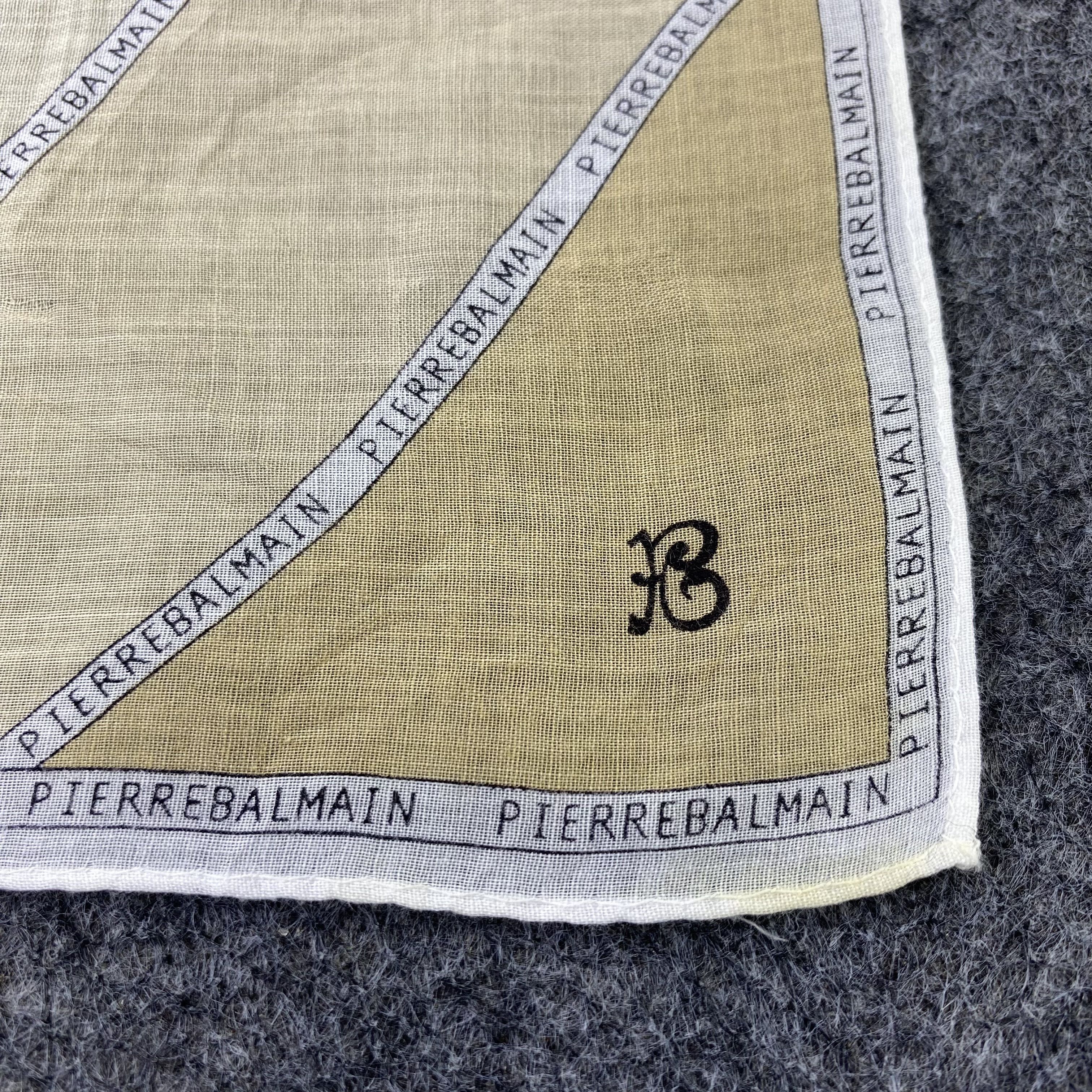 Pierre Balmain Pierre Balmain Handkerchief / Bandana / Neckerchief-B1248 Size ONE SIZE - 5 Thumbnail