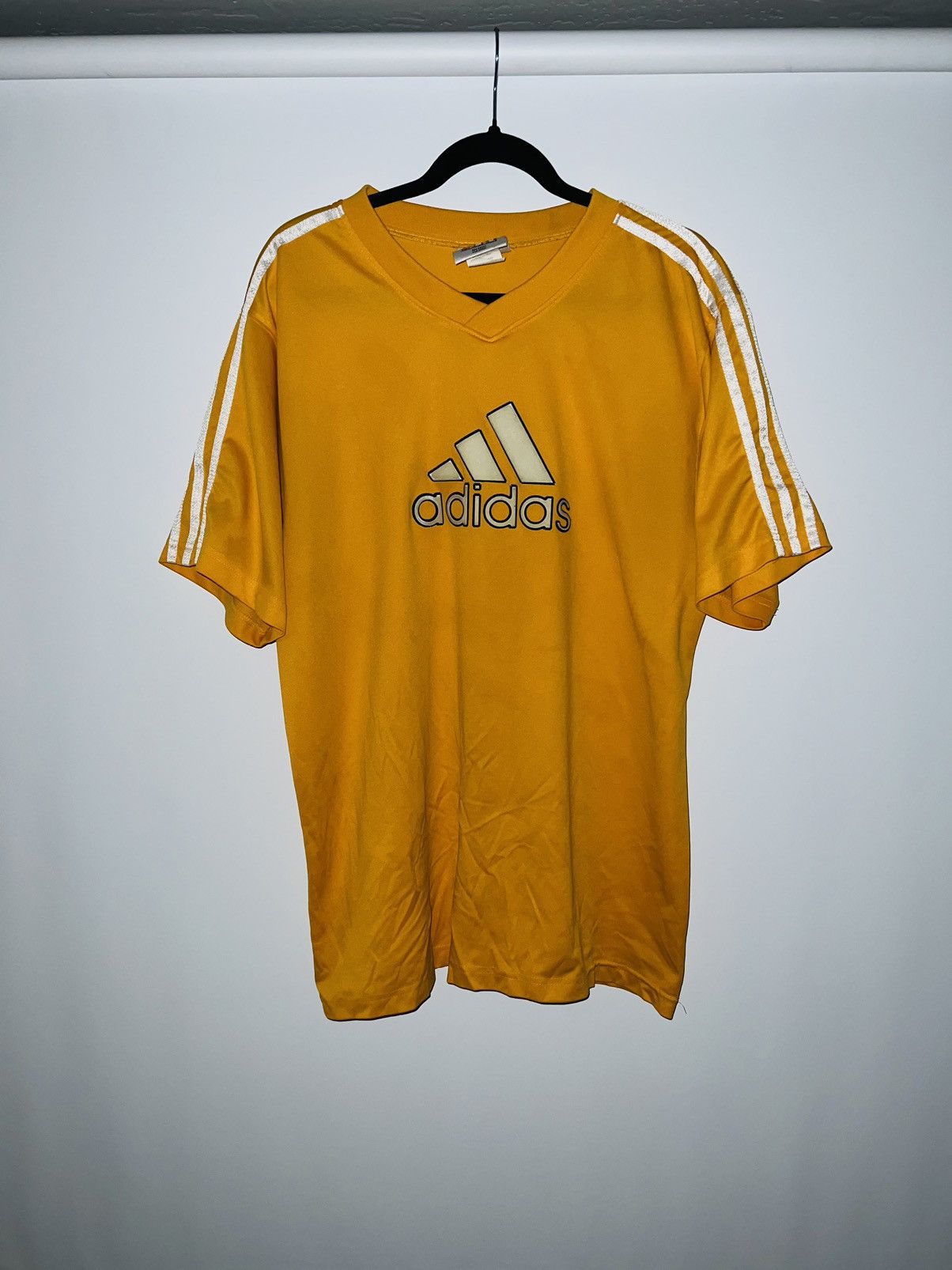 Adidas × Vintage Vintage Adidas Soccer Style Shirt Size US L / EU 52-54 / 3 - 1 Thumbnail