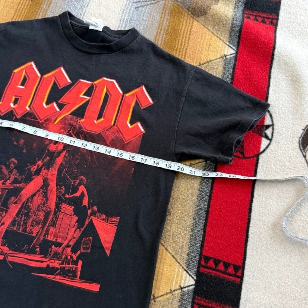 Delta VINTAGE AC/DC Rock Band T-Shirt Medium M Black Men Short Sleeve Y2K Grunge Music Rock Vintage 2000s Shirt Member Mens Size US M / EU 48-50 / 2 - 4 Thumbnail