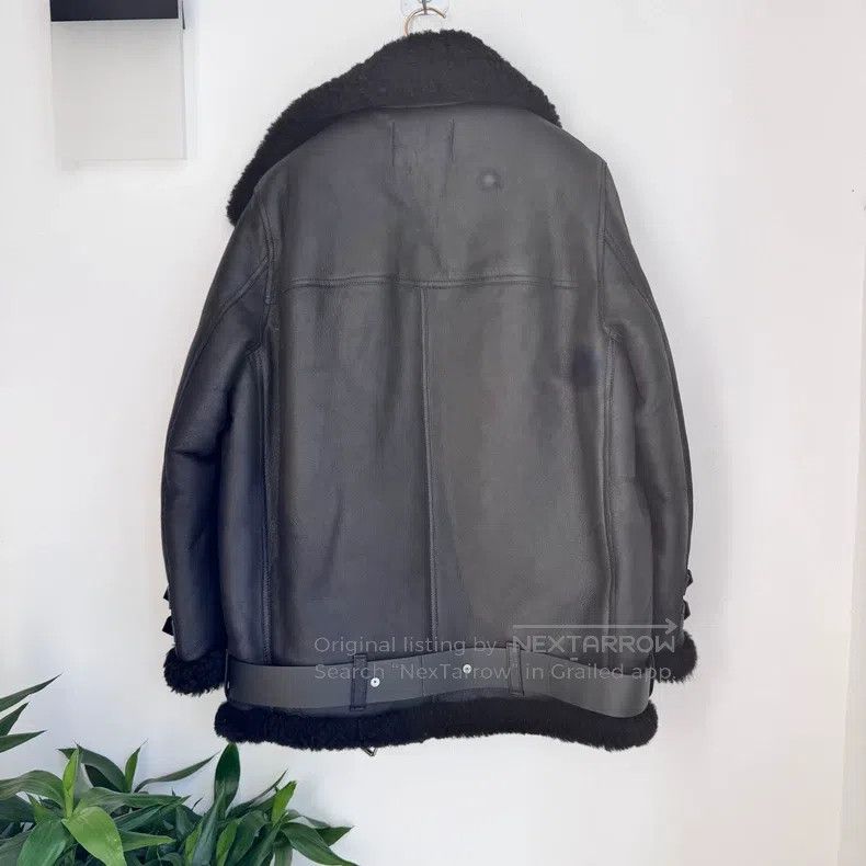 Acne Studios Acne Studios Black Wool Pilot Jacket Size XS / US 0-2 / IT 36-38 - 3 Thumbnail