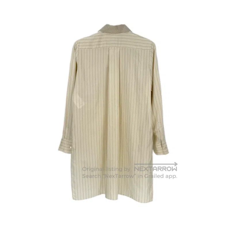 Dior Dior Beige vertical embroidery bee mulberry silk short fro Size XS / US 0-2 / IT 36-38 - 2 Thumbnail