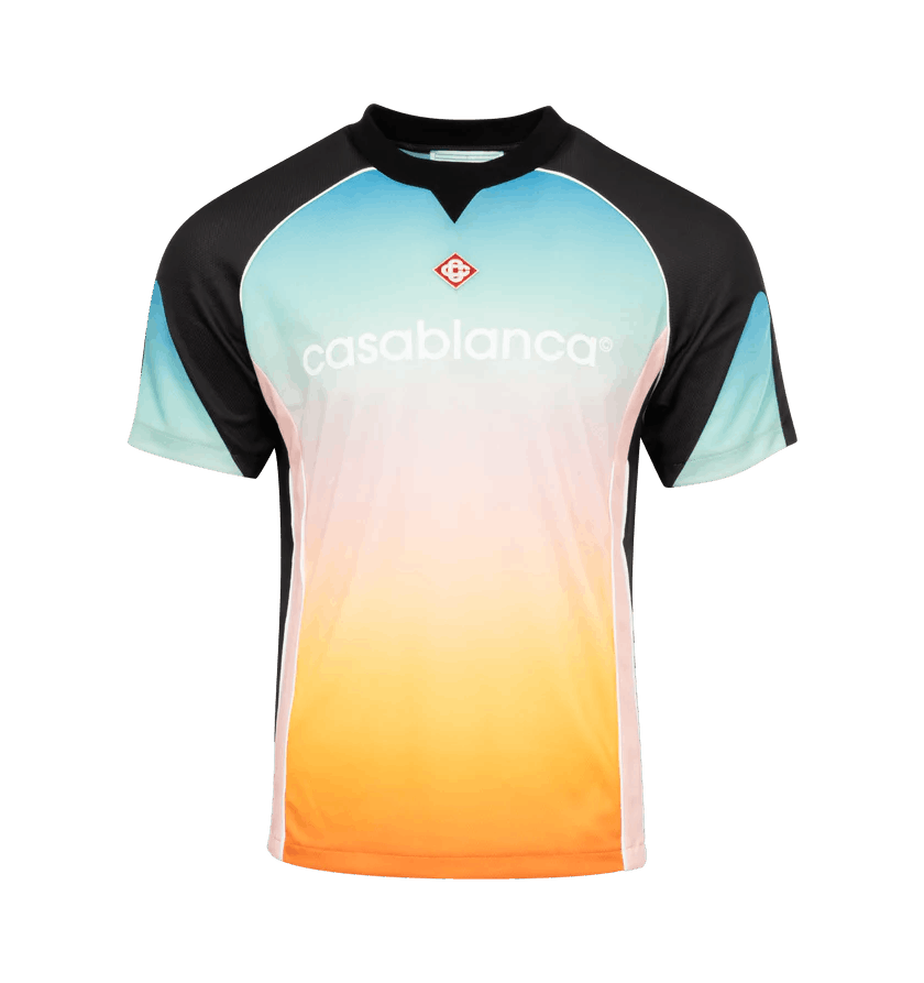 Casablanca o1h1sh11224 Football Shirt in Birdseye Mesh Size US S / EU 44-46 / 1 - 1 Thumbnail