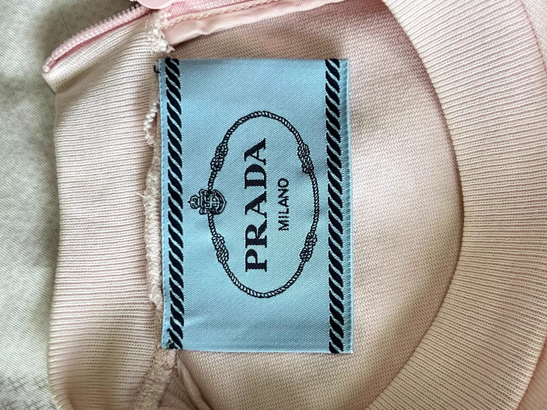 Prada Prada Nude Pink Dress 38 Bow & Triangular Logo Pocket Size XS / US 0-2 / IT 36-38 - 7 Thumbnail