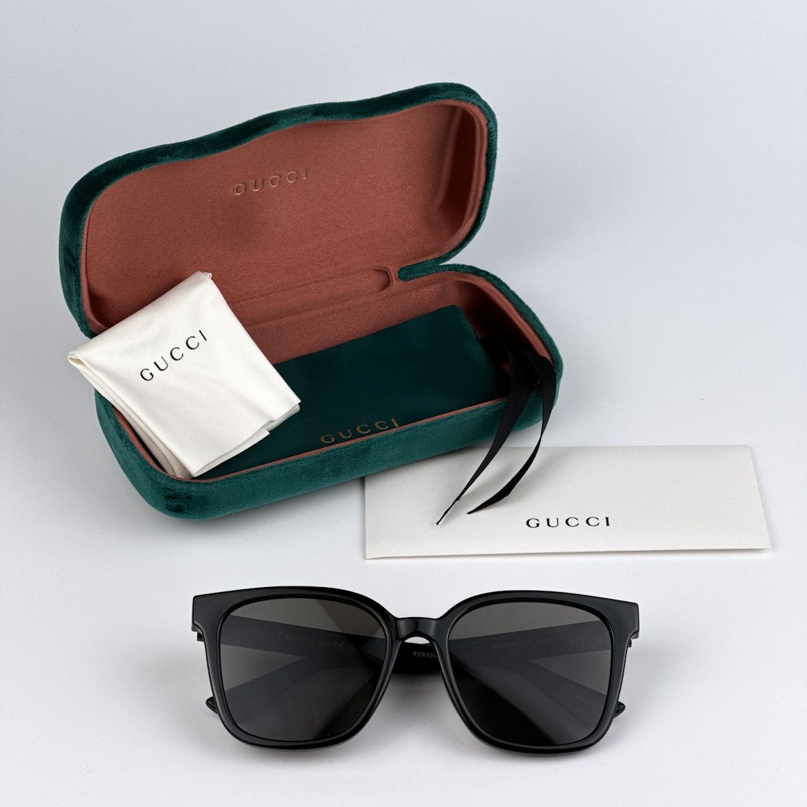 Gucci NEW Gucci GG1346SK 002 Black Brown Polarized Men Sunglasses Size ONE SIZE - 3 Thumbnail