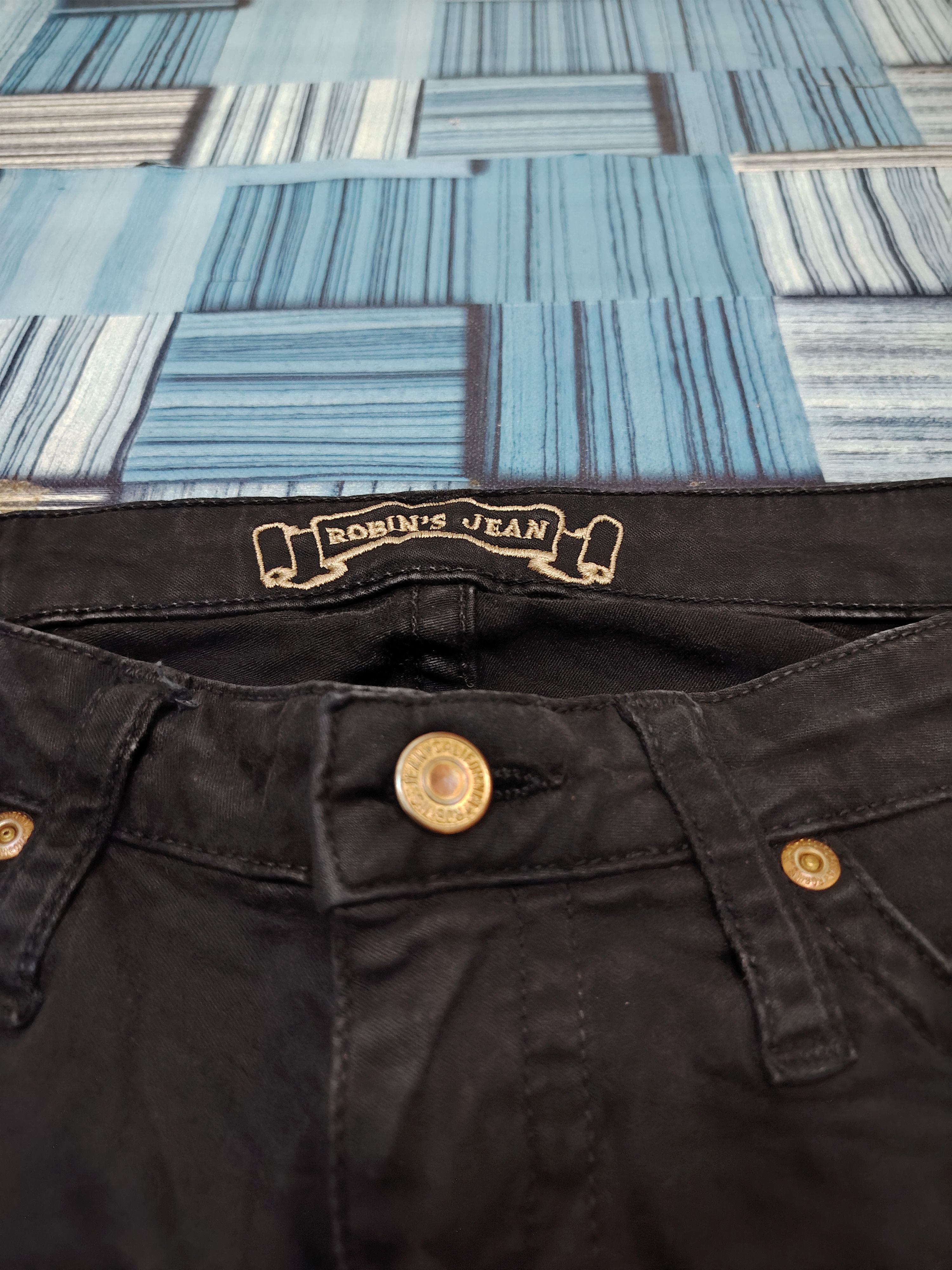 Robins Jeans Robin Jeans Embroidered back Wings Bead Stretch Skinny Pants Size US 30 / EU 46 - 3 Thumbnail