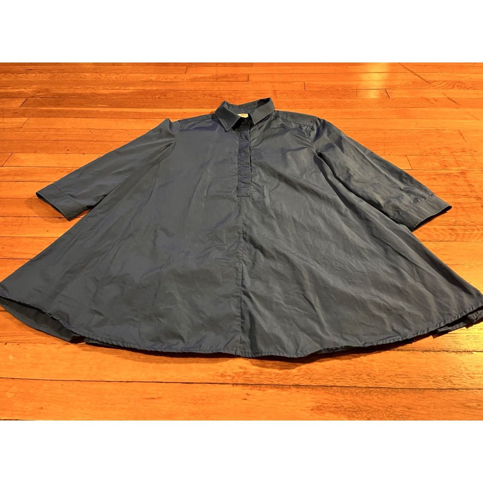 Max Mara Max Mara Blouse Dress Women’s 8 Blue Tunic A-Line Shirt Dress Casual Size M / US 6-8 / IT 42-44 - 2 Thumbnail