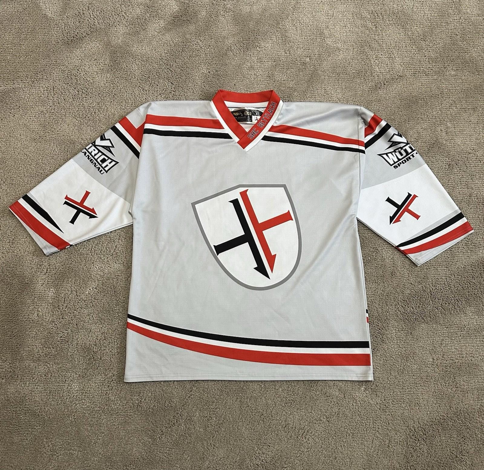 Designer Hockey Jersey 53 SHC Bettlach Trikot Shirt #71 WEIBEL Jersey Size US XL / EU 56 / 4 - 1 Thumbnail