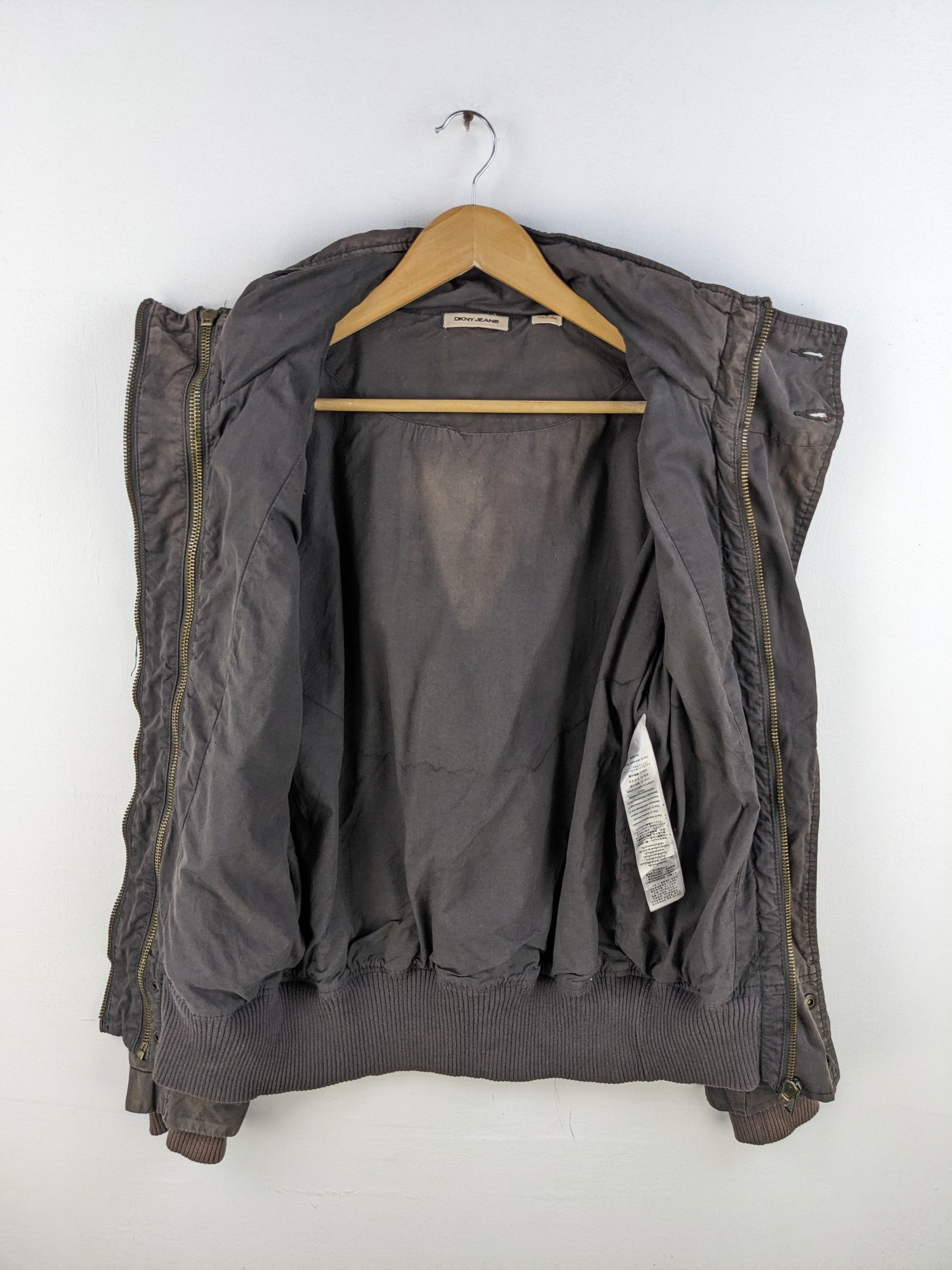 DKNY × Vintage Vintage DKNY Jacket Hoodie Military Style Size US M / EU 48-50 / 2 - 14 Thumbnail