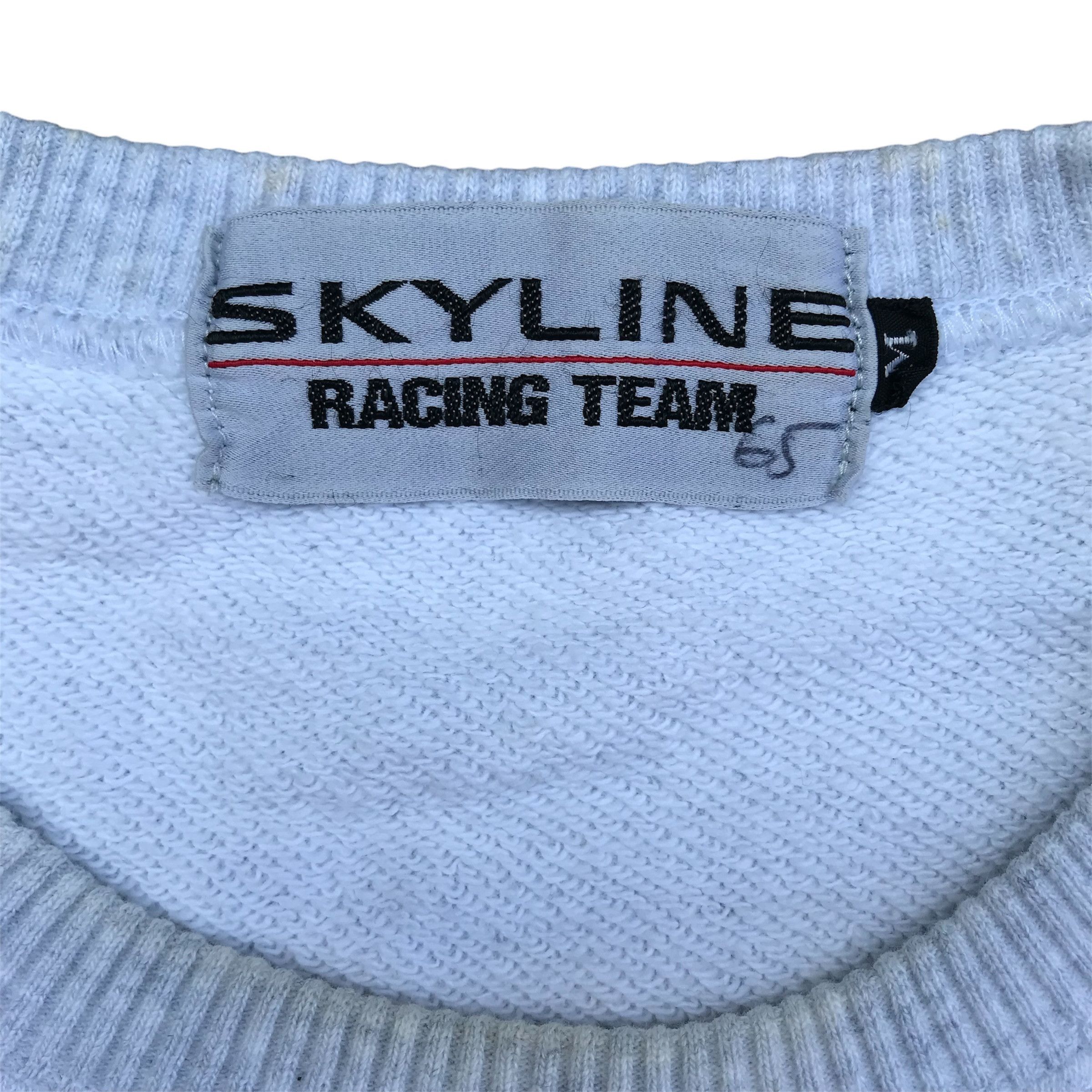 Vintage Vintage 90s Skyline Racing Team Sweatshirt Size M Size US M / EU 48-50 / 2 - 11 Thumbnail