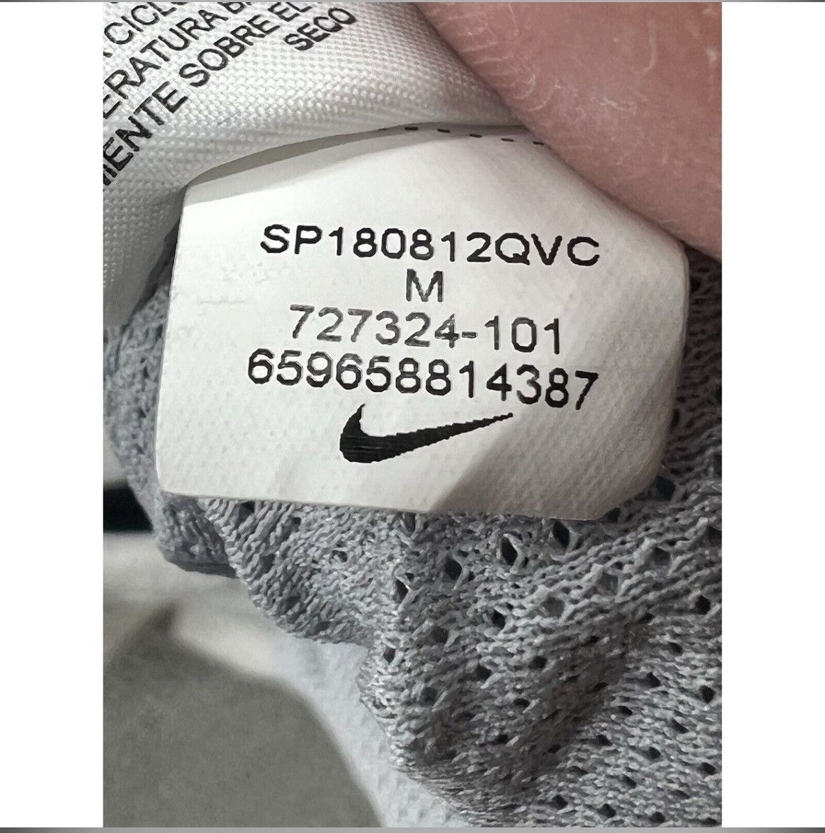 Nike Nike Windbreaker Jacket 727324-101 Black Gray White Size US M / EU 48-50 / 2 - 5 Thumbnail