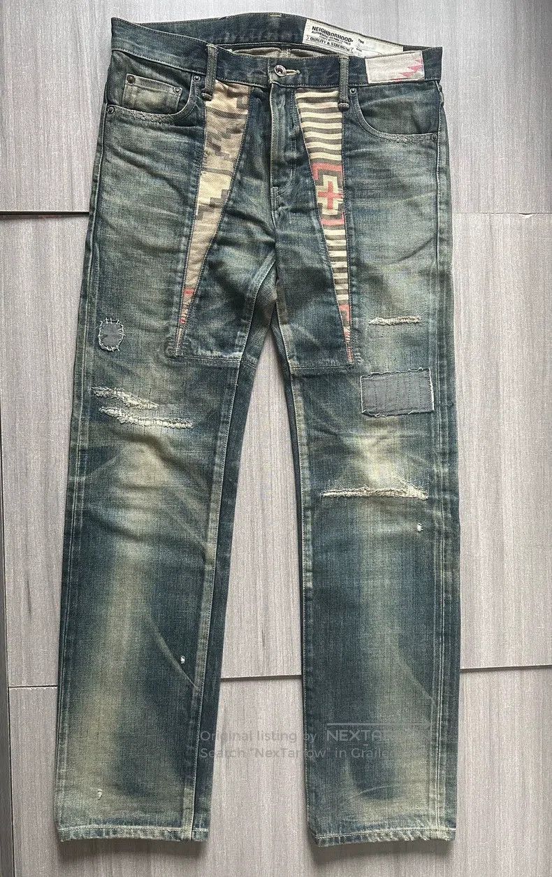 Neighborhood Neighborhood size M King Bull Denim Jeans Size US 27 - 1 Thumbnail