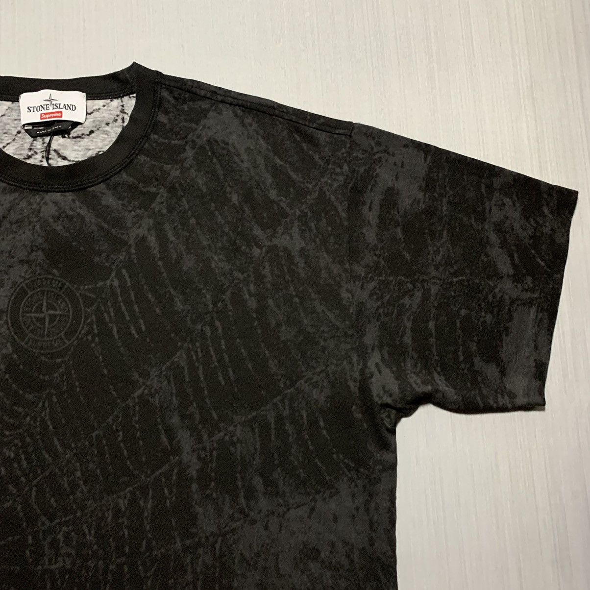 Stone Island × Supreme Supreme Stone Island Spider Web Tee Size US XL / EU 56 / 4 - 3 Thumbnail