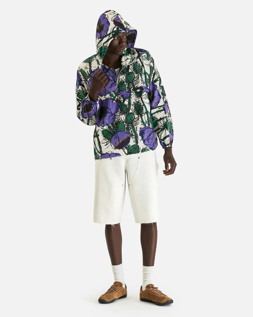 Wales Bonner o1s1v1r1oon0825 Bloom Anorak in Poppy Purple Size US M / EU 48-50 / 2 - 4 Thumbnail