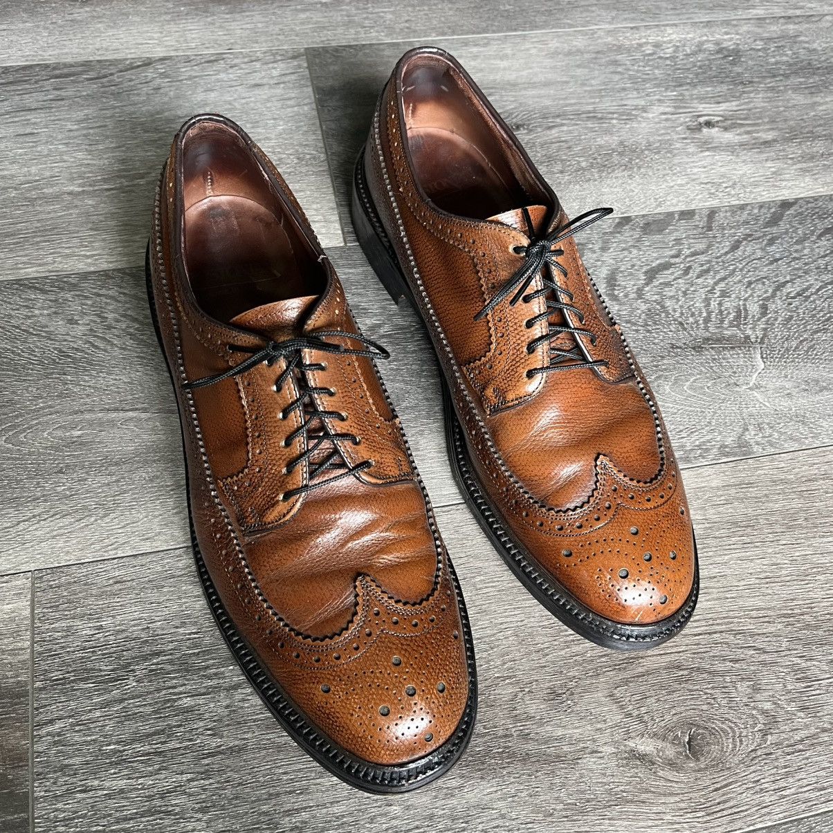 Bostonian Vintage 1980s Bostonian Longwing Wingtip Leather Loafers USA Size US 9.5 / EU 42-43 - 1 Thumbnail