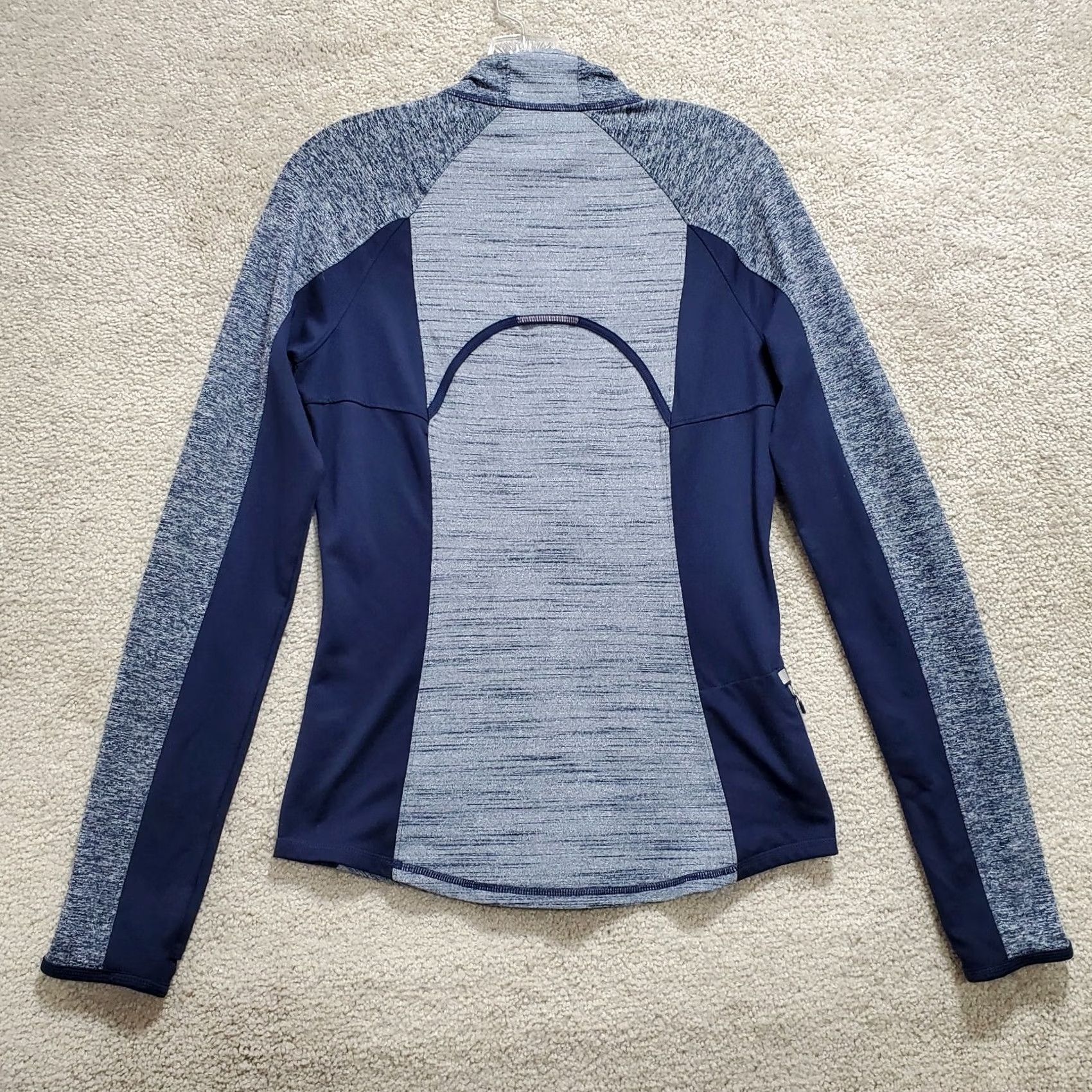 Athleta Athleta Snowscape Jacket Women's Small Blue Polyester Stretch Half Zip Mock Neck Jacket Size S / US 4 / IT 40 - 7 Thumbnail